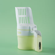 Foldable Cat Litter Shovel with Waste Bin – Portable Large-Capacity Scoop