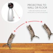 Magic Laser: Automatic Cat Entertainment Toy – Interactive USB Rechargeable Rotating Laser