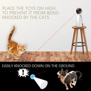 Magic Laser: Automatic Cat Entertainment Toy – Interactive USB Rechargeable Rotating Laser