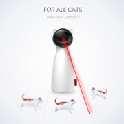 Magic Laser: Automatic Cat Entertainment Toy – Interactive USB Rechargeable Rotating Laser