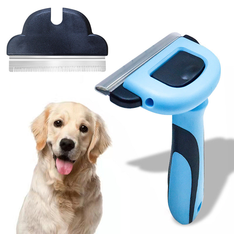 Pet Hair Remover Comb – Grooming & Deshedding Tool